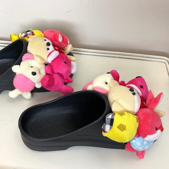 Too Cute Stuffed Animal Slides Size 10 US / 40 - Picture 13 of 16